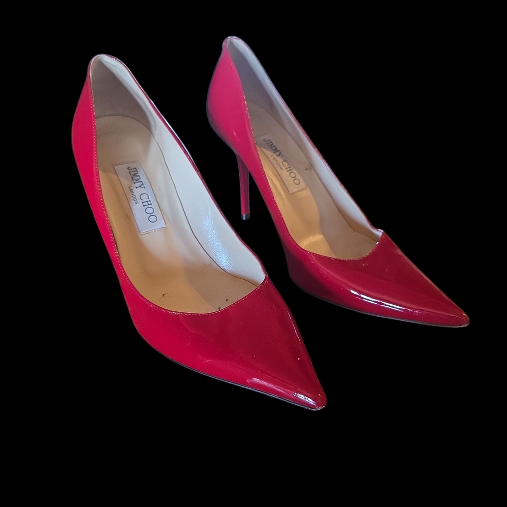 Jimmy Choo Bold Red Patent Heels